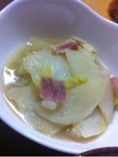 簡単★白菜とベーコンの早炊きポトフ風-レシピのメイン写真