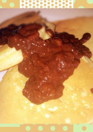 HMでWバナナパンケーキ♪簡単朝食ランチ-レシピのメイン写真