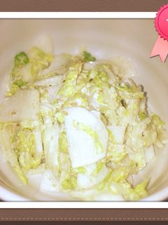 かぶと白菜のごまマヨぽんサラダ♪簡単一品-レシピのメイン写真
