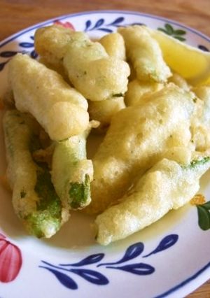 絹さやフリット-レシピのメイン写真