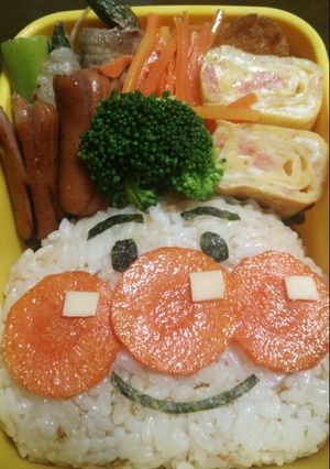 簡単♡キャラ弁♡アンパンマン-レシピのメイン写真