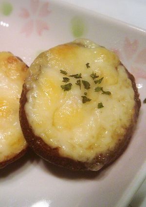 お弁当用。超～かんたん椎茸の味噌マヨチー-レシピのメイン写真