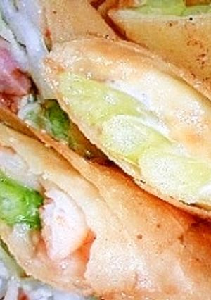 海老とアスパラチーズの春巻き-レシピのメイン写真