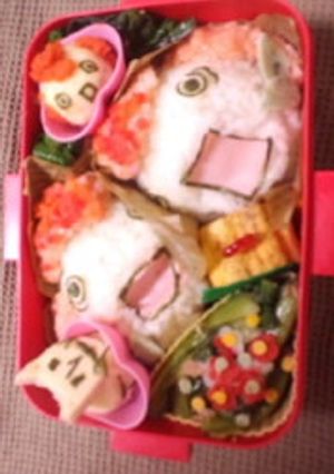 キャラ弁♪鬼灯の冷徹 金魚草-レシピのメイン写真