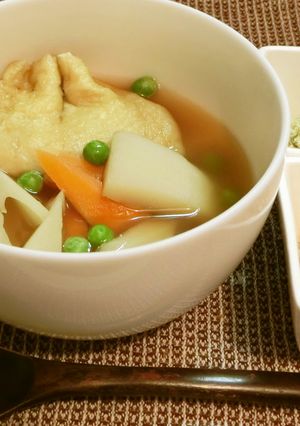 巾着餅の煮物-レシピのメイン写真
