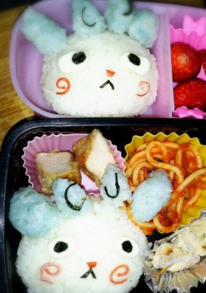 幼稚園弁当！妖怪ｳｫｯﾁのコマさん★ご-レシピのメイン写真