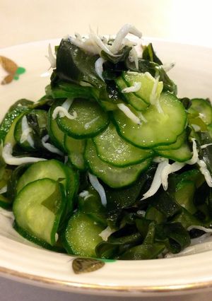 ☆きゅうり・わかめ・しらすの酢の物☆-レシピのメイン写真