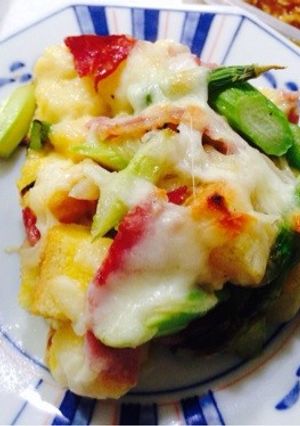 パンとベーコンのキッシュ-レシピのメイン写真