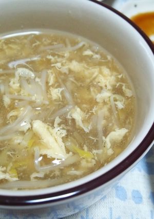 もやしと卵のとろ~り中華スープ-レシピのメイン写真