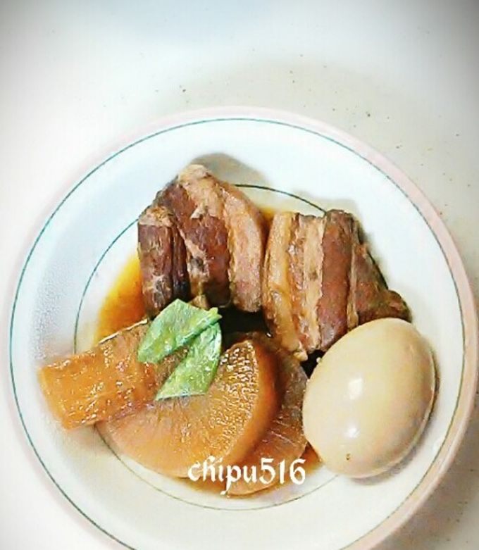 簡単 とても柔らか絶品 豚バラ角煮 by chipu516 【クックパッド】 簡単