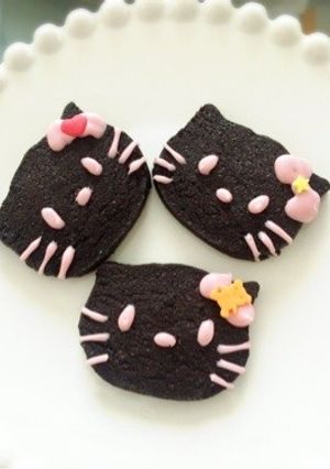 プレゼント友チョコかわいいキティクッキー-レシピのメイン写真