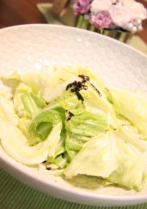 5分でサラダ☆やみつき塩こんぶキャベツ-レシピのメイン写真
