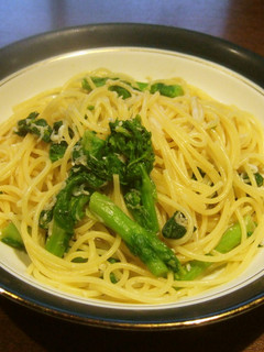 菜の花とシラスの辛子バター醤油パスタ-レシピのメイン写真