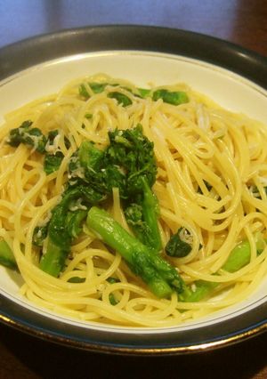 菜の花とシラスの辛子バター醤油パスタ-レシピのメイン写真