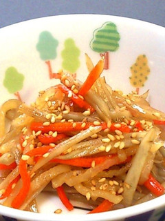 簡単!激ウマ!しっかり味のきんぴらごぼう-レシピのメイン写真