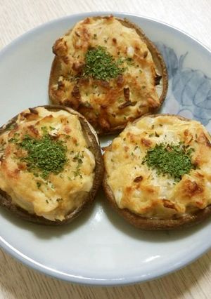 簡単♡うまうま♡椎茸のツナマヨ焼き-レシピのメイン写真