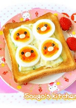 きゅーたまトースト♪-レシピのメイン写真