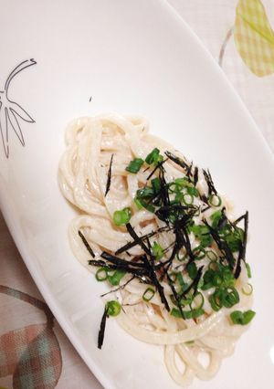 超簡単ランチ♬明太クリームうどん-レシピのメイン写真