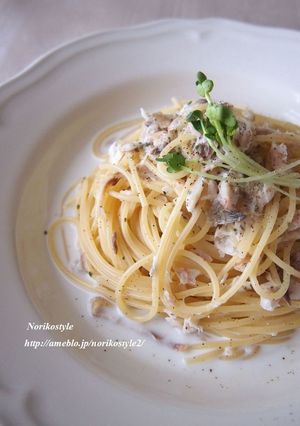 干物アレンジ♪ミルクスープパスタ-レシピのメイン写真
