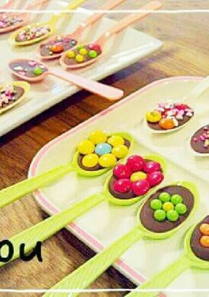 簡単大量デコスプーンチョコ♡バレンタイン-レシピのメイン写真