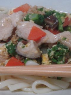 春野菜生姜あんかけうどん-レシピのメイン写真