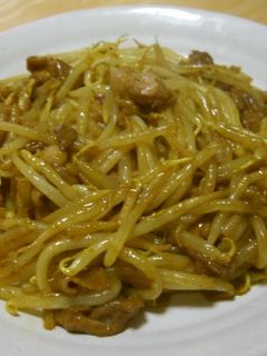 もやしと豚コマのカレー炒め-レシピのメイン写真