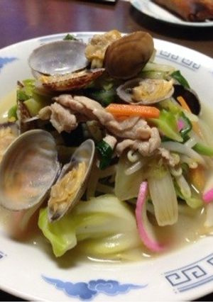 アサリのチャンポン-レシピのメイン写真