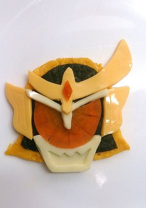 仮面ライダーガイム☆キャラ弁-レシピのメイン写真