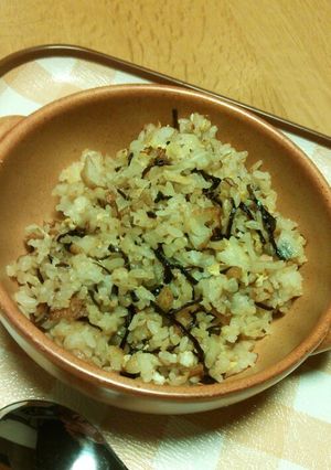 昆布のつくだ煮とさつま揚げのチャーハ-レシピのメイン写真