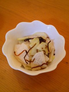 大根の塩昆布あえ-レシピのメイン写真