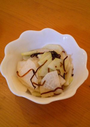 大根の塩昆布あえ-レシピのメイン写真