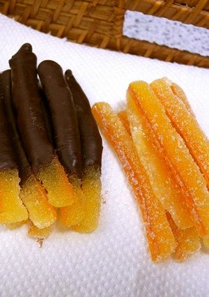 ハッサクのピールとチョコピール-レシピのメイン写真