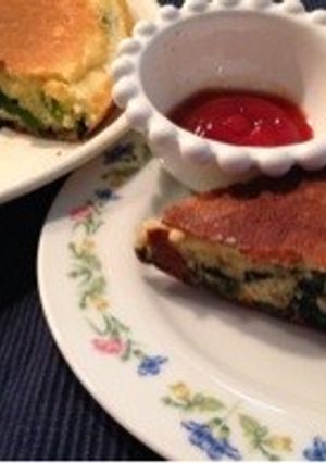 HM＊キッシュ風こども喜ぶパンケーキ＊-レシピのメイン写真