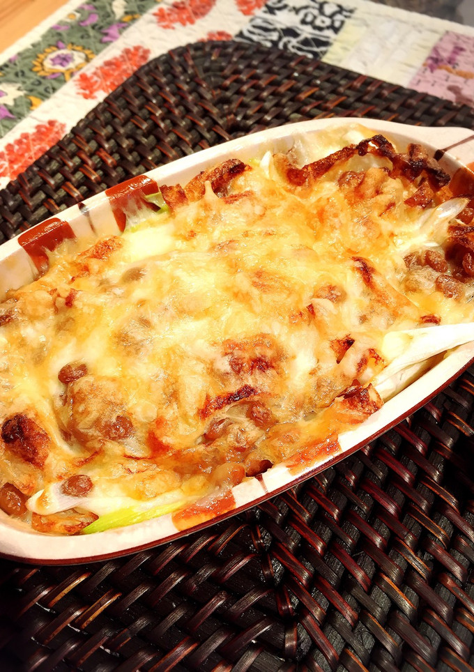 はんぺんと納豆のマヨチーズ焼き♥-レシピのメイン写真