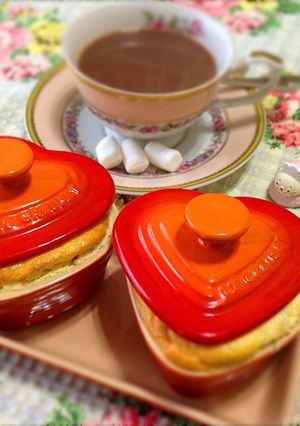 ラムカンで簡単ふわふわスフレ♪-レシピのメイン写真