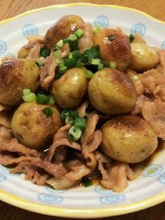 新じゃがと豚バラの炒め物-レシピのメイン写真