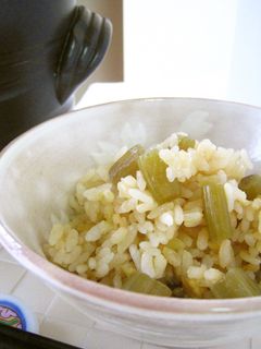 簡単おいしい☆ふきと油揚げの炊き込みご飯-レシピのメイン写真