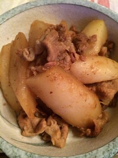 大根と豚肉の炒め煮-レシピのメイン写真