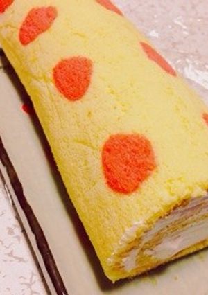 簡単！カワイイ！ロールケーキ♡-レシピのメイン写真