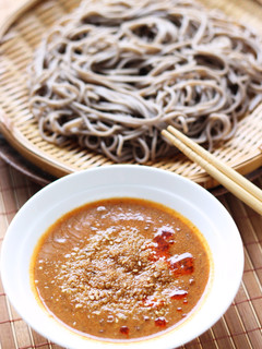 ミートソースが変身、担々つけ蕎麦-レシピのメイン写真
