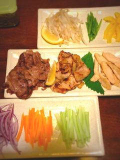 サムギョプサル風、楽しい、肉&野菜巻き-レシピのメイン写真