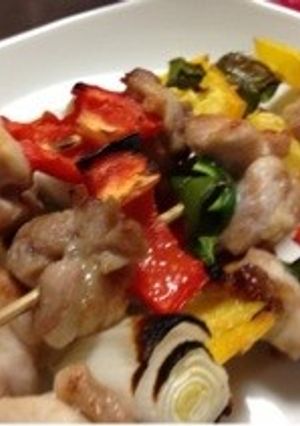 春の彩り焼き鳥-レシピのメイン写真