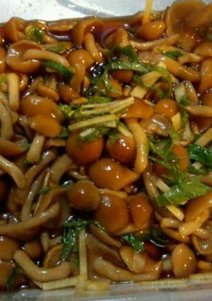 なめこの醤油漬け-レシピのメイン写真