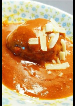 簡単*煮込みハンバーグ-レシピのメイン写真