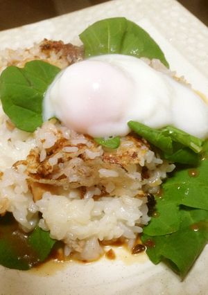 ずぼら飯☆おこげが美味しい焼きリゾット-レシピのメイン写真