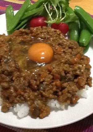 ひき肉ドライカレー-レシピのメイン写真