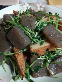 さつま揚げとこんにゃく炒め-レシピのメイン写真