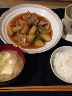 大根と豚肉とサヤエンドウと-レシピのメイン写真