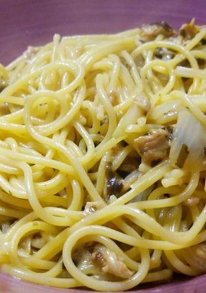 ツナと塩昆布で簡単パスタ♥-レシピのメイン写真