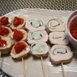 かけトマ♡ササミ、ポテサラの大葉巻き